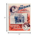 The Houdini's Metamorphosis Vintage Magic Unframed Print Wall Art - Homeroots - Flyclothing LLC