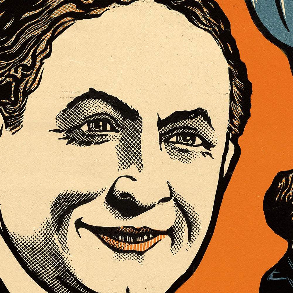Houdini Spirits Vintage Magic Unframed Print Wall Art - Homeroots - Flyclothing LLC