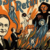Houdini Spirits Vintage Magic Unframed Print Wall Art - Homeroots - Flyclothing LLC