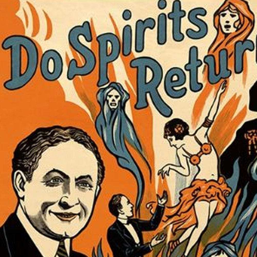 Houdini Spirits Vintage Magic Unframed Print Wall Art - Homeroots - Flyclothing LLC