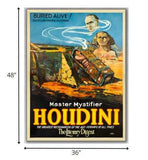 Master Mystifier Houdini Vintage Magic Unframed Print Wall Art - Homeroots - Flyclothing LLC