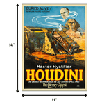 Master Mystifier Houdini Vintage Magic Unframed Print Wall Art - Homeroots - Flyclothing LLC