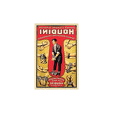 16" X 24" Houdini Handcuff King Vintage Magic Poster Wall Art - Homeroots