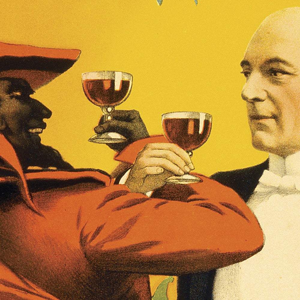 Kellar Having Drinks With The Devil Vintage Magic Unframed Print Wall Art - Homeroots - Flyclothing LLC