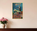 Kellar Levitation Vintage Magic Unframed Print Wall Art - Homeroots - Flyclothing LLC