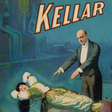 Kellar Levitation Vintage Magic Unframed Print Wall Art - Homeroots