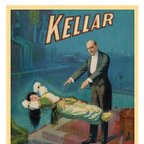 Kellar Levitation Vintage Magic Unframed Print Wall Art - Homeroots