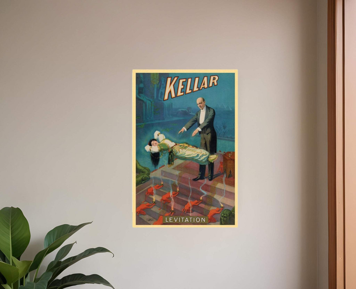 Thurston Out Of A Hat Vintage Magic Unframed Print Wall Art - Homeroots - Flyclothing LLC