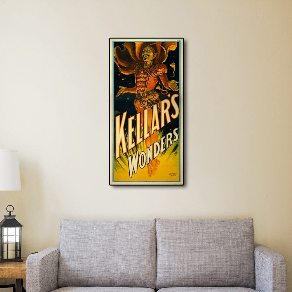 24" X 48" Keller's Wonders Vintage Magic Poster Wall Art - Homeroots - Flyclothing LLC