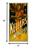 6" X 12" Keller's Wonders Vintage Magic Poster Wall Art - Homeroots - Flyclothing LLC
