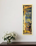 12" X 36" Thurston Rope Trick Vintage Magic Poster Wall Art - Homeroots