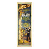 8" X 24" Thurston Rope Trick Vintage Magic Poster Wall Art - Homeroots