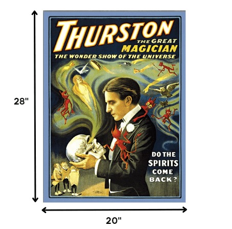 Thurston Spirits Vintage Magic Unframed Print Wall Art - Homeroots - Flyclothing LLC