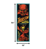 18" X 54" Thurston The Great Wonder Show Vintage Magic Poster Wall Art - Homeroots