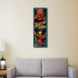 12" X 36" Thurston The Great Wonder Show Vintage Magic Poster Wall Art - Homeroots