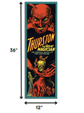 12" X 36" Thurston The Great Wonder Show Vintage Magic Poster Wall Art - Homeroots