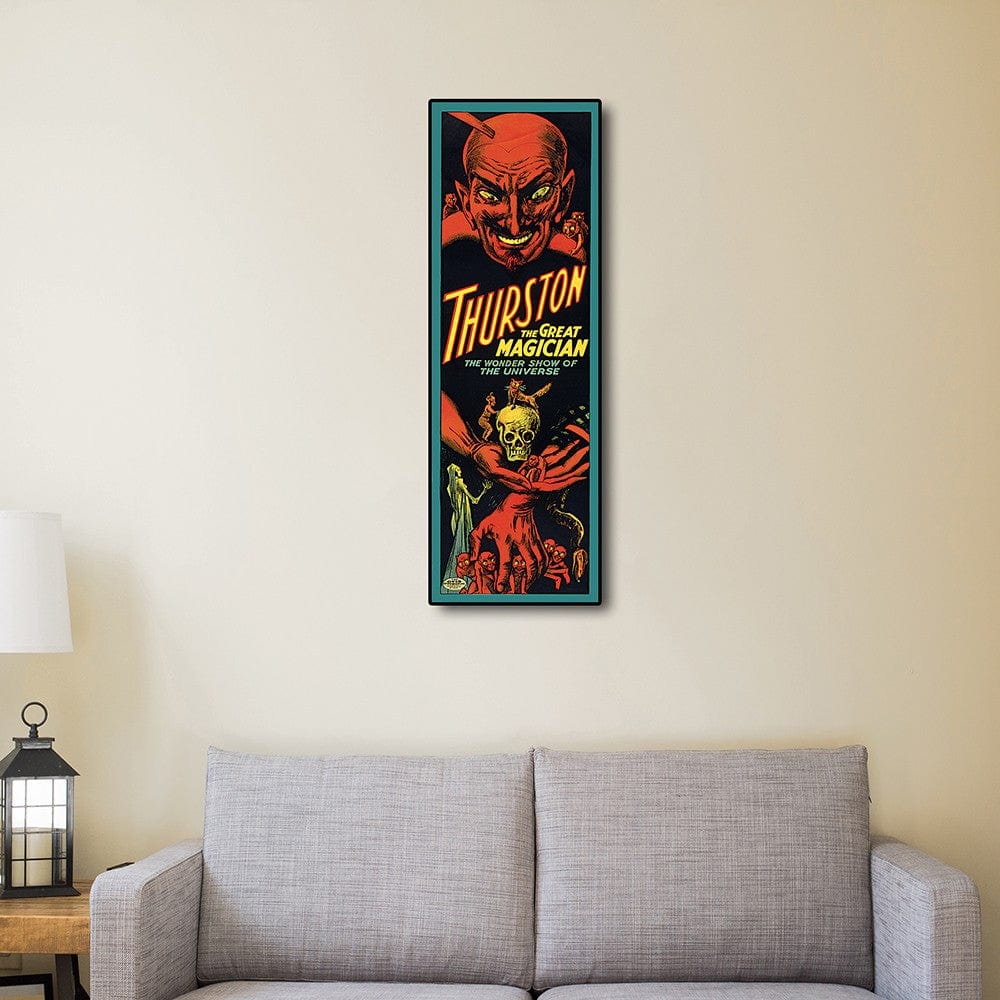 4" X 12" Thurston The Great Wonder Show Vintage Magic Poster Wall Art - Homeroots - Flyclothing LLC