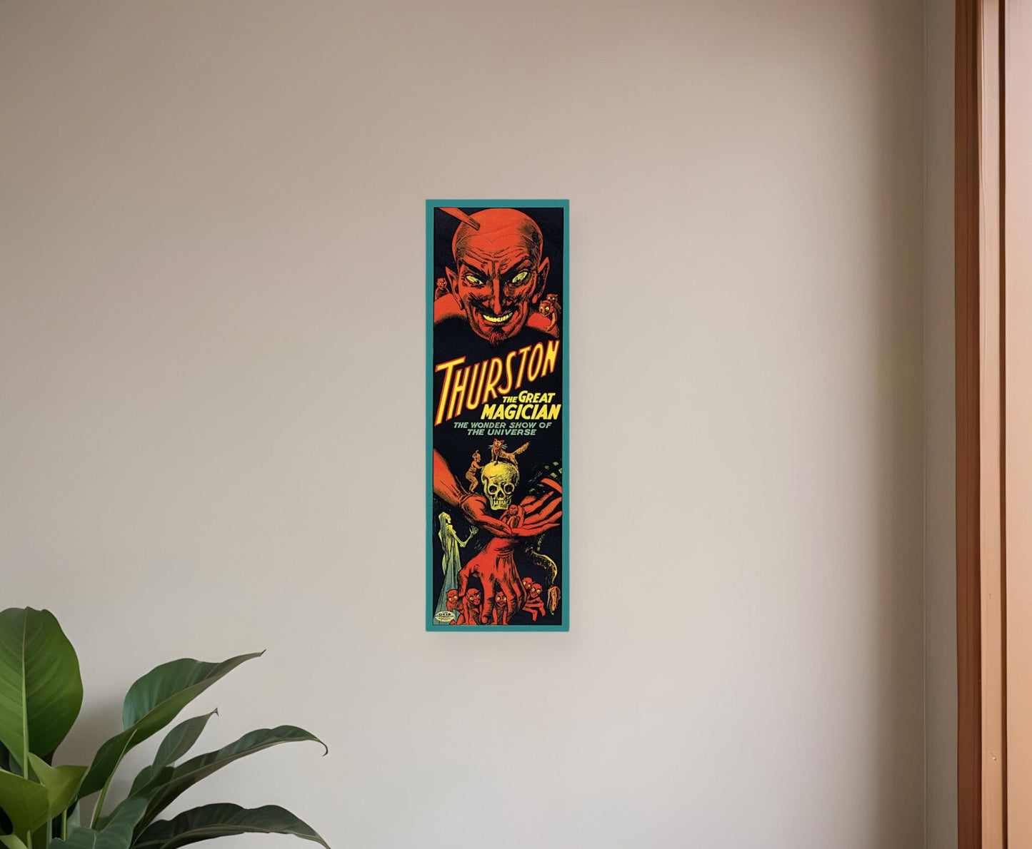 4" X 12" Thurston The Great Wonder Show Vintage Magic Poster Wall Art - Homeroots - Flyclothing LLC