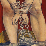 36" X 54" Houdini In Handcuffs Vintage Magic Poster Wall Art - Homeroots - Flyclothing LLC