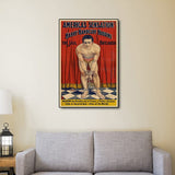 36" X 54" Houdini In Handcuffs Vintage Magic Poster Wall Art - Homeroots - Flyclothing LLC