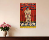 12" X 18" Houdini In Handcuffs Vintage Magic Poster Wall Art - Homeroots