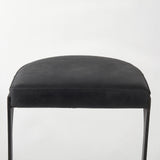 35" Black Iron Backless Bar Chair - Homeroots - Flyclothing LLC
