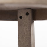 26" Brown Solid and Manufactured Wood Backless Counter Height Bar Chair - Homeroots - Flyclothing LLC