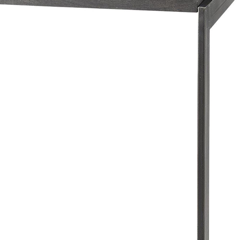 30" Black Solid and Manufactured Wood Backless Bar Height Bar Chair - Homeroots - Flyclothing LLC
