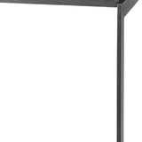 30" Black Solid and Manufactured Wood Backless Bar Height Bar Chair - Homeroots - Flyclothing LLC