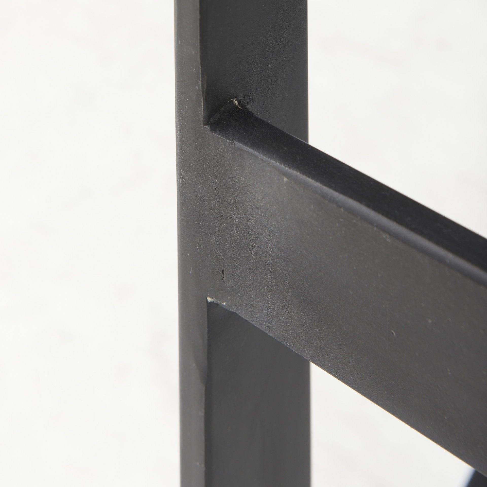 30" Black Solid and Manufactured Wood Backless Bar Height Bar Chair - Homeroots - Flyclothing LLC
