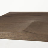 26" Wood Brown And Brown Solid Wood And Metal Backless Counter Height Bar Chair - Homeroots - Flyclothing LLC