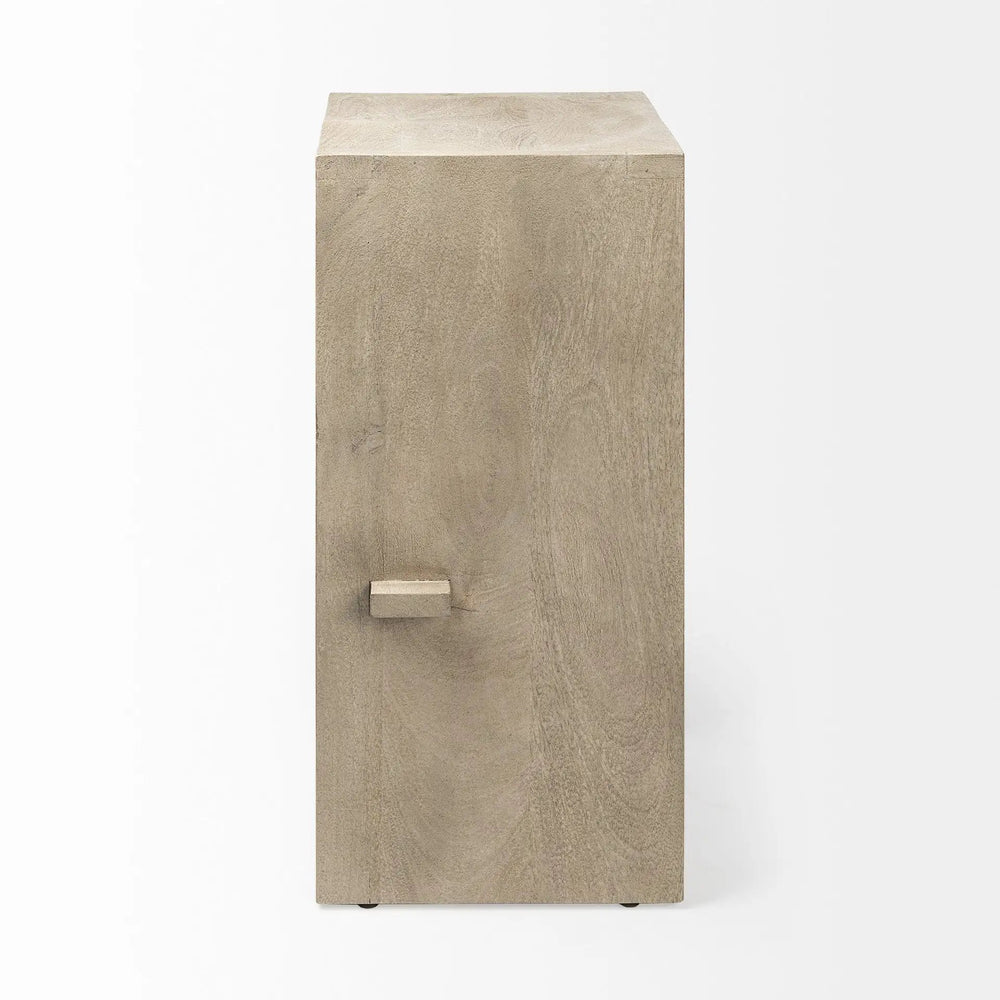 30" Brown Solid and Manufactured Wood Backless Counter Height Bar Chair - Homeroots