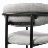 29" Grey Steel Bar Chair - Homeroots - Flyclothing LLC