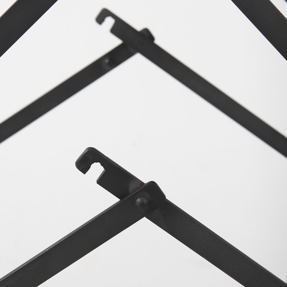 30" Brown And Black Leather And Metal Bar Chair - Homeroots - Flyclothing LLC