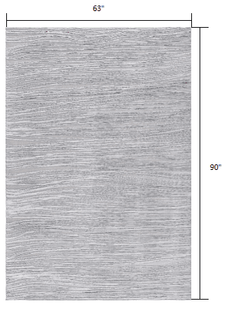 5' X 7' Blue Abstract Power Loom Area Rug - Homeroots - Flyclothing LLC