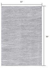 5' X 7' Blue Abstract Power Loom Area Rug - Homeroots - Flyclothing LLC