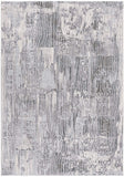 6' X 9' Blue Abstract Power Loom Area Rug - Homeroots