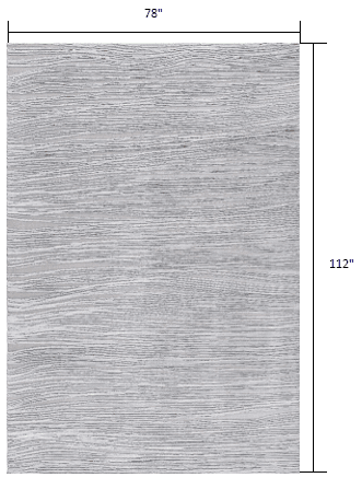 6' X 9' Blue Abstract Power Loom Area Rug - Homeroots - Flyclothing LLC
