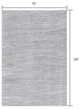 8' X 10' Blue Abstract Power Loom Area Rug - Homeroots