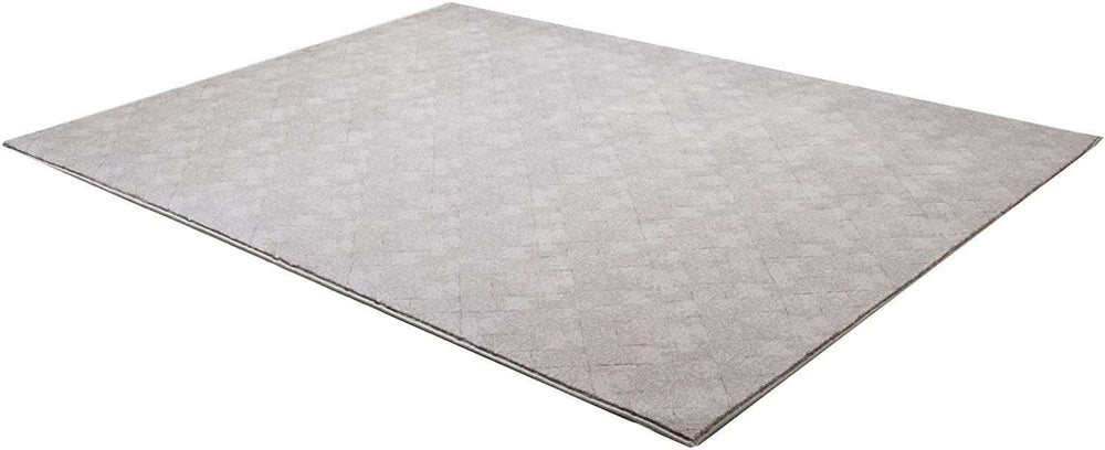 8' X 11' Gray Distressed Diamonds Area Rug - Homeroots - Flyclothing LLC