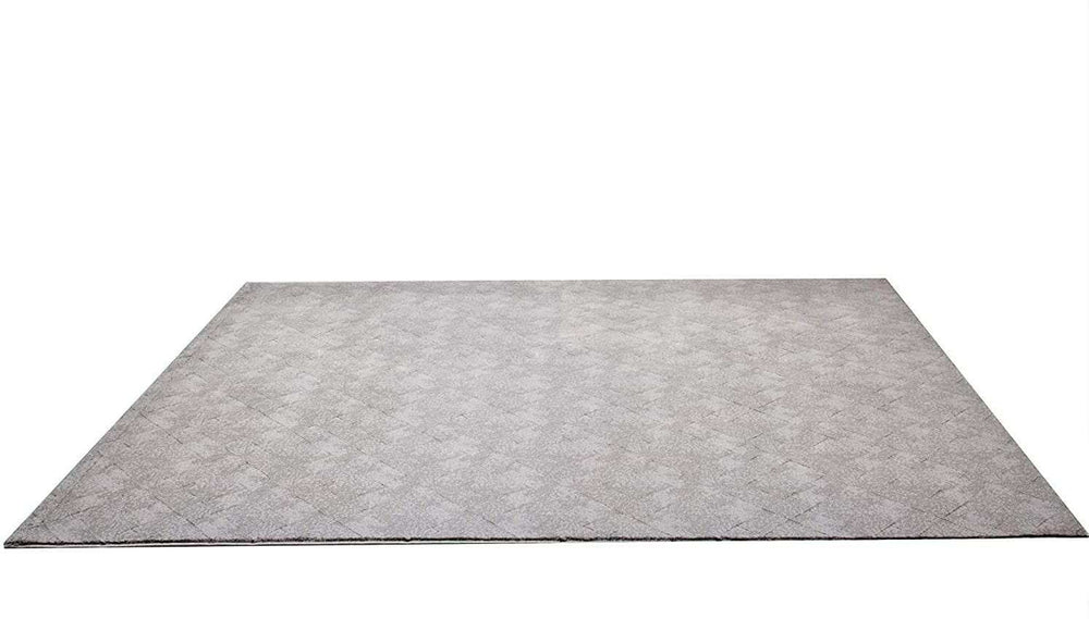8' X 11' Gray Distressed Diamonds Area Rug - Homeroots - Flyclothing LLC