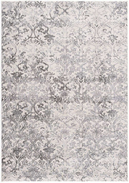 5' X 8' Cream Toile Power Loom Area Rug - Homeroots - Flyclothing LLC