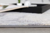 5' X 7' Gray Abstract Power Loom Area Rug - Homeroots - Flyclothing LLC