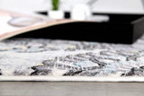 5' X 7' Gray Damask Power Loom Area Rug - Homeroots - Flyclothing LLC