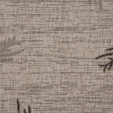 5' X 7' Beige Floral Indoor Outdoor Area Rug - Homeroots - Flyclothing LLC