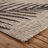 8' X 9' Beige Floral Indoor Outdoor Area Rug - Homeroots - Flyclothing LLC