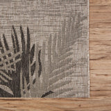 8' X 9' Beige Floral Indoor Outdoor Area Rug - Homeroots - Flyclothing LLC