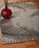 8' X 9' Beige Floral Indoor Outdoor Area Rug - Homeroots - Flyclothing LLC
