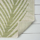 8' X 9' Beige Floral Indoor Outdoor Area Rug - Homeroots - Flyclothing LLC