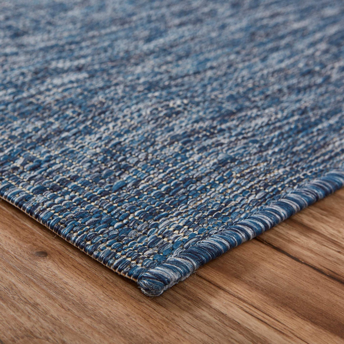 5' X 7' Blue And Gray Indoor Outdoor Area Rug - Homeroots - Flyclothing LLC